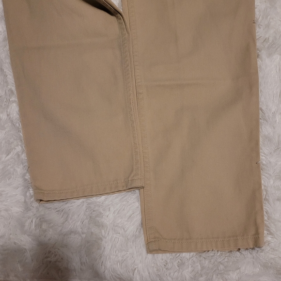 Vintage Talbots Khaki Straight Leg Jeans/Work Pants/Career Pants Size 12 - Picture 6 of 14